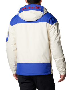 The Columbia Mens Challenger II Insulated Jacket in Chalk & Clematis Blue