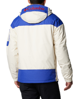 The Columbia Mens Challenger II Insulated Jacket in Chalk & Clematis Blue