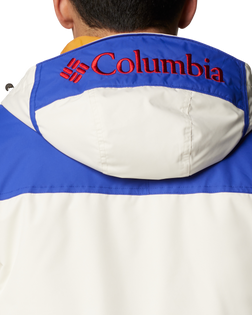 The Columbia Mens Challenger II Insulated Jacket in Chalk & Clematis Blue