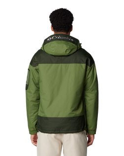 The Columbia Mens Challenger II Insulated Jacket in Canteen & Greenscape