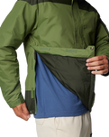 The Columbia Mens Challenger II Insulated Jacket in Canteen & Greenscape