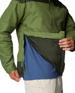 The Columbia Mens Challenger II Insulated Jacket in Canteen & Greenscape