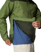 The Columbia Mens Challenger II Insulated Jacket in Canteen & Greenscape