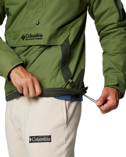 The Columbia Mens Challenger II Insulated Jacket in Canteen & Greenscape