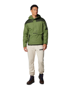 The Columbia Mens Challenger II Insulated Jacket in Canteen & Greenscape