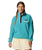 Helvetia II Cropped Half Snap Sweatshirt in Teal