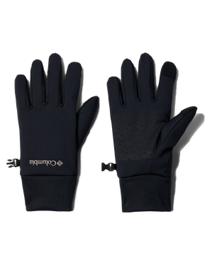 The Columbia Mens Point Park Fleece Gloves in Black