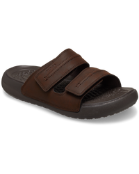 The Crocs Mens Yukon Vista II Sandals in Espresso