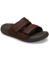 The Crocs Mens Yukon Vista II Sandals in Espresso