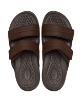 The Crocs Mens Yukon Vista II Sandals in Espresso