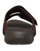 The Crocs Mens Yukon Vista II Sandals in Espresso