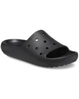 The Crocs Mens Classic Sliders V2 in Black