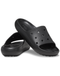 The Crocs Mens Classic Sliders V2 in Black