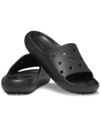 The Crocs Mens Classic Sliders V2 in Black