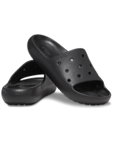 The Crocs Mens Classic Sliders V2 in Black