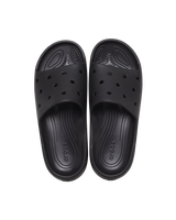 The Crocs Mens Classic Sliders V2 in Black