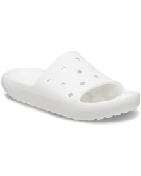 The Crocs Womens Classic Sliders V2 in White