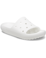 The Crocs Womens Classic Sliders V2 in White