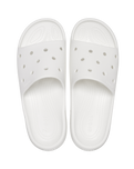 The Crocs Womens Classic Sliders V2 in White