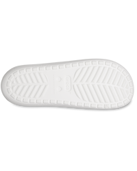 The Crocs Womens Classic Sliders V2 in White