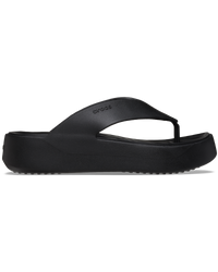 The Crocs Womens Getaway Platform Flip Flops in Black