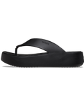 The Crocs Womens Getaway Platform Flip Flops in Black