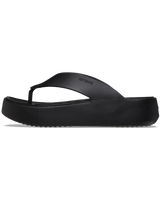 The Crocs Womens Getaway Platform Flip Flops in Black