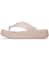 The Crocs Womens Getaway Platform Flip Flops in Quartz