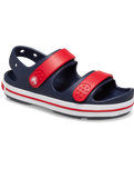 The Crocs Boys Boys Crocband Cruiser Sandals in Navy & Varsity Red