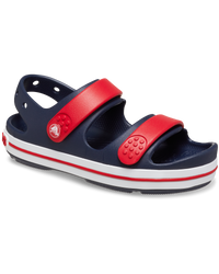 The Crocs Boys Boys Crocband Cruiser Sandals in Navy & Varsity Red