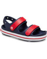 The Crocs Boys Boys Crocband Cruiser Sandals in Navy & Varsity Red