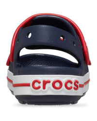 The Crocs Boys Boys Crocband Cruiser Sandals in Navy & Varsity Red