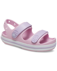 The Crocs Girls Girls Crocband Cruiser Sandals in Ballerina Pink & Lavender