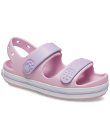 The Crocs Girls Girls Crocband Cruiser Sandals in Ballerina Pink & Lavender