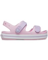 The Crocs Girls Girls Crocband Cruiser Sandals in Ballerina Pink & Lavender