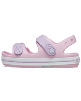 The Crocs Girls Girls Crocband Cruiser Sandals in Ballerina Pink & Lavender