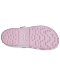 The Crocs Girls Girls Crocband Cruiser Sandals in Ballerina Pink & Lavender