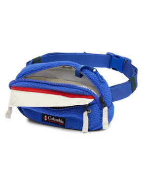 The Columbia Helvetia II Bumbag in Clematis Blue, Chalk & Sail Red