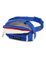 The Columbia Helvetia II Bumbag in Clematis Blue, Chalk & Sail Red