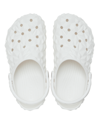 The Crocs Womens Classic Geometric Clog in White