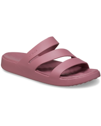 The Crocs Womens Getaway Strappy Sandals in Cassis