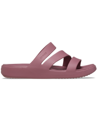 The Crocs Womens Getaway Strappy Sandals in Cassis