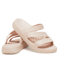 The Crocs Womens Getaway Strappy Sandals in Quartz