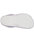 The Crocs Girls Girls Classic Iridescent Geometric Clog in White