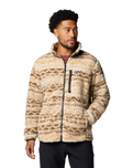 The Columbia Mens Winter Pass Printed Fleece II Jacket in Dark Stone & Delta Madras Multi