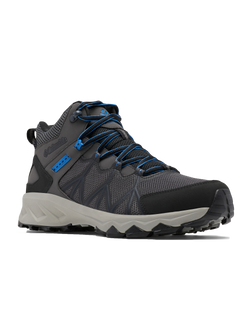 The Columbia Mens Peakfreak II Mid Outdry Shoes in Dark Grey & Black