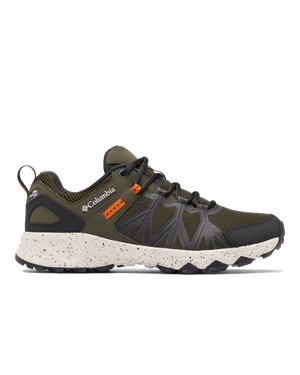 The Columbia Mens Peakfreak II Outdry Shoes in Deep Olive & Desert Sun