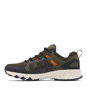 The Columbia Mens Peakfreak II Outdry Shoes in Deep Olive & Desert Sun