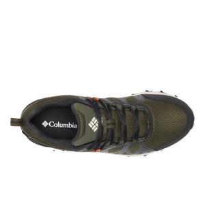 The Columbia Mens Peakfreak II Outdry Shoes in Deep Olive & Desert Sun