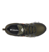 The Columbia Mens Peakfreak II Outdry Shoes in Deep Olive & Desert Sun